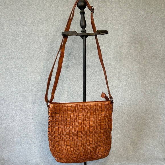 Valenca Holland Handbags - Vilenca Holland Woven Leather Crossbody Bag Shoulder‎ Bag Purse Brown